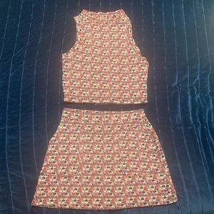 Zara 2 Piece Plaid Tweed Set